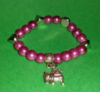 Pulsera rosa B.Inglés 